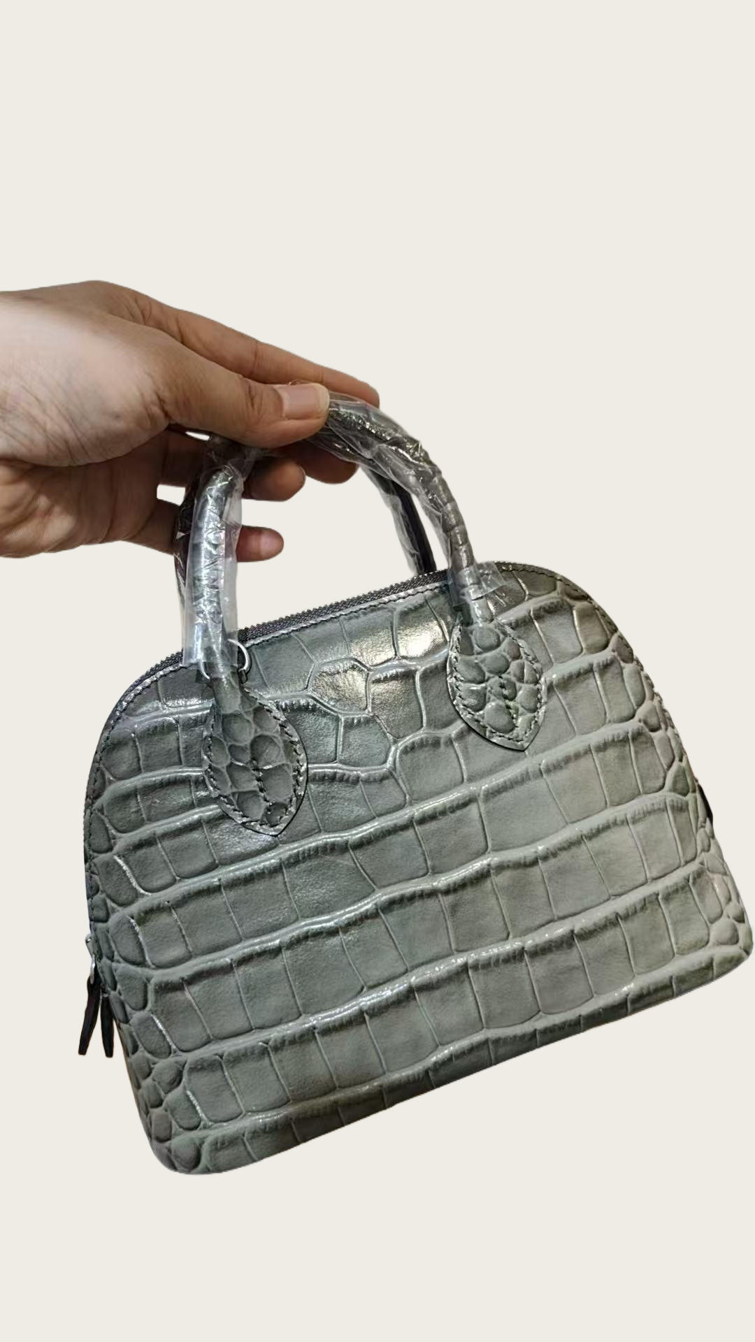 Bolso Eclipse Piel de Cocodrilo - Imagen 8