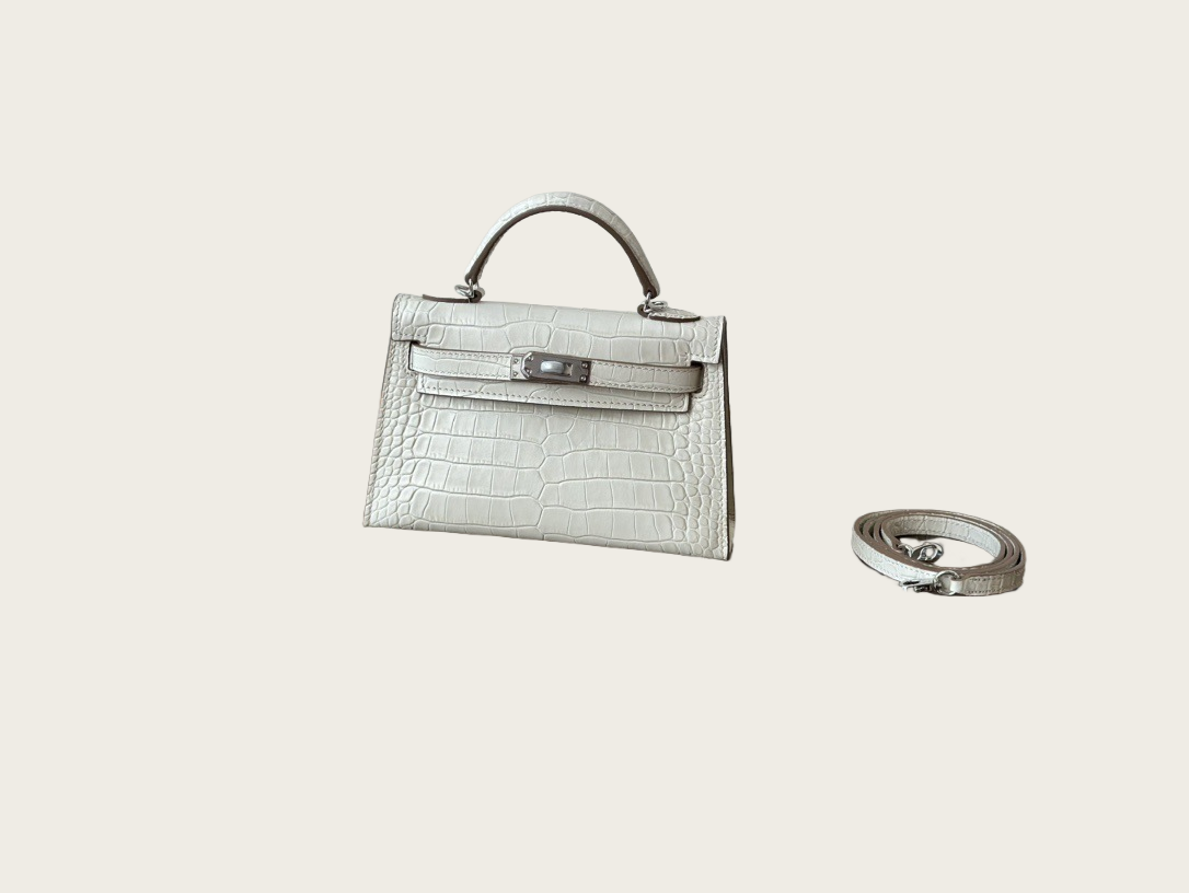 Bolso Cúpula Piel de Cocodrilo - Imagen 8